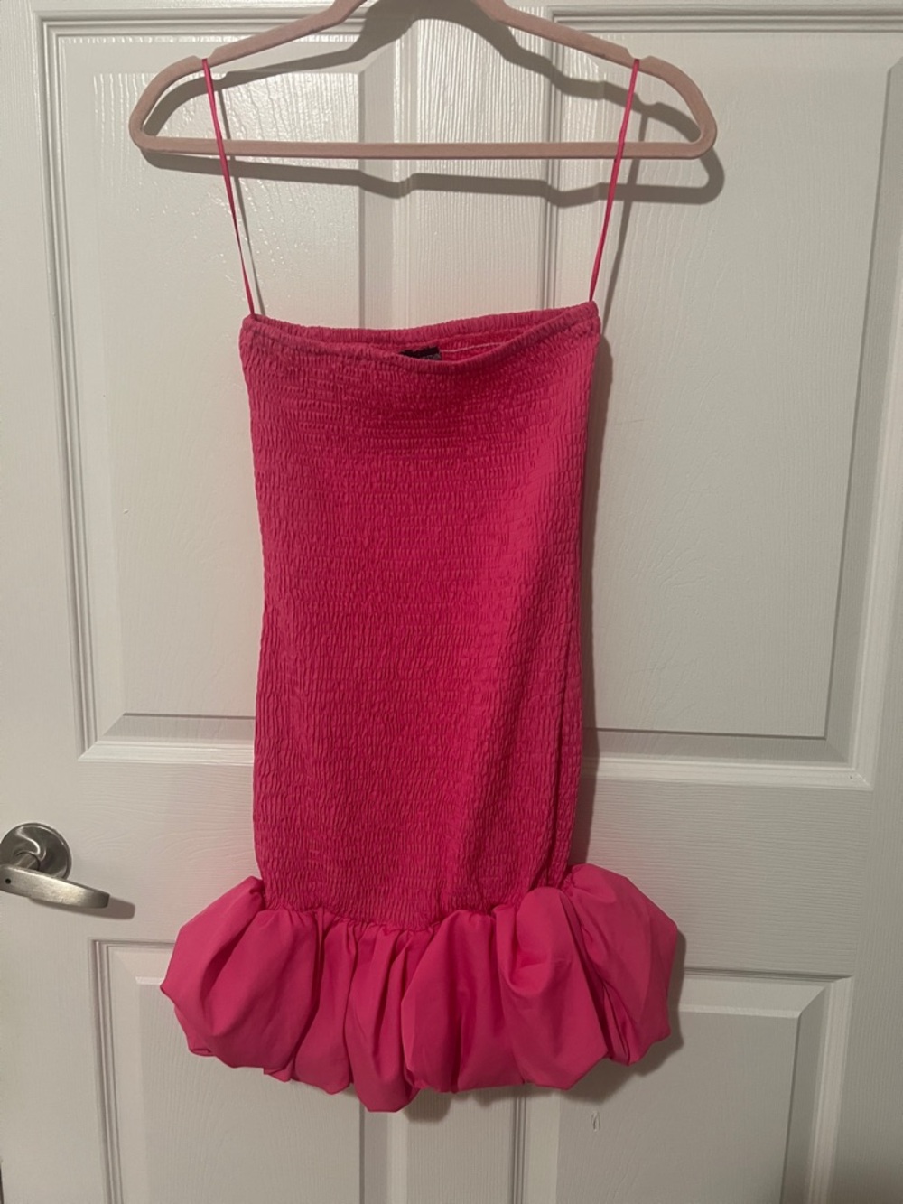 PLT mini bubble dress pink